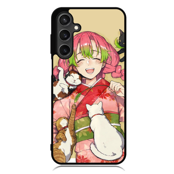 Demon Slayer Mitsuri Kanroji Neko Samsung Galaxy A55 Case