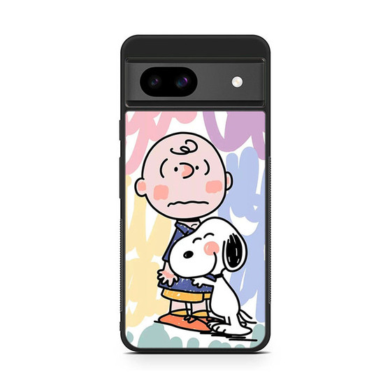 Charlie And Snoopy Hugging Google Pixel 8a Case