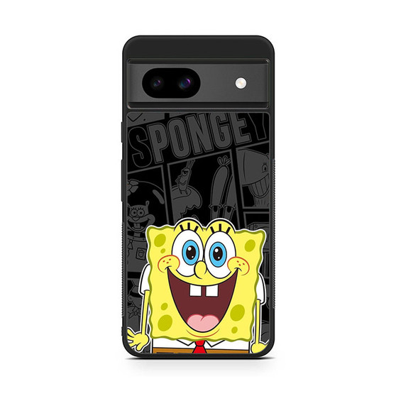 Cheerful spongebob Squarepant Google Pixel 8a Case