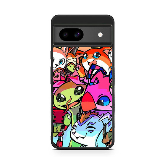 Digimon cute collage Google Pixel 8a Case Digimon cute collage Google Pixel 8a Case