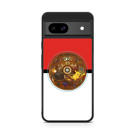 Pikachu inside pokeball Google Pixel 8a Case