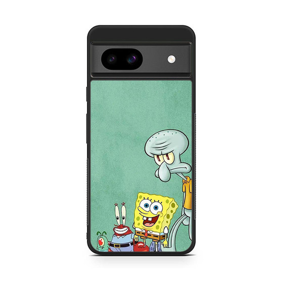 Spongebob Mr Krab Squidward and Plankton Google Pixel 8a Case