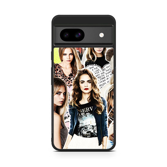 Cara Delevingne Collage Google Pixel 8a Case