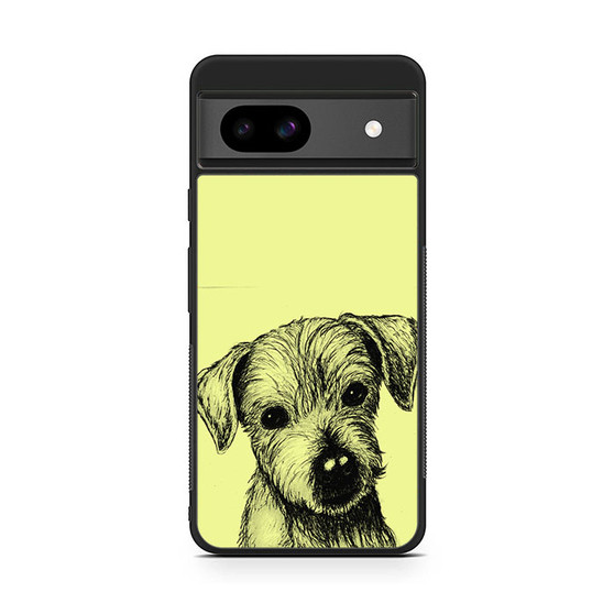 cute puppy sketch Google Pixel 8a Case