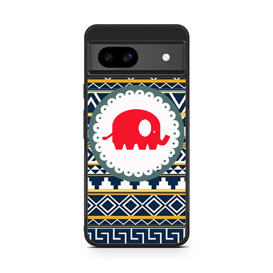Cute Red Elephant Aztec Google Pixel 8a Case