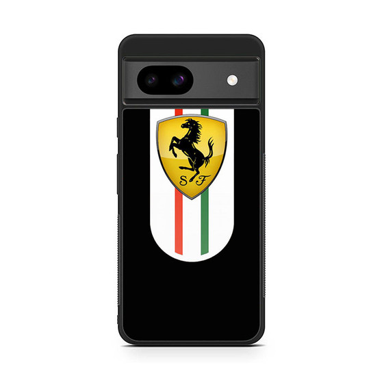 Ferrari Black Logo Google Pixel 8a Case