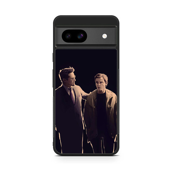 Peter Parker and Tony Stark Google Pixel 8a Case