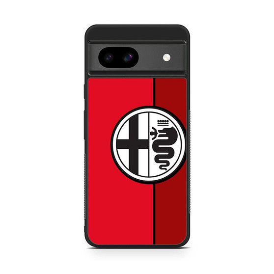 Red Alfa Romeo Logo Google Pixel 8a Case