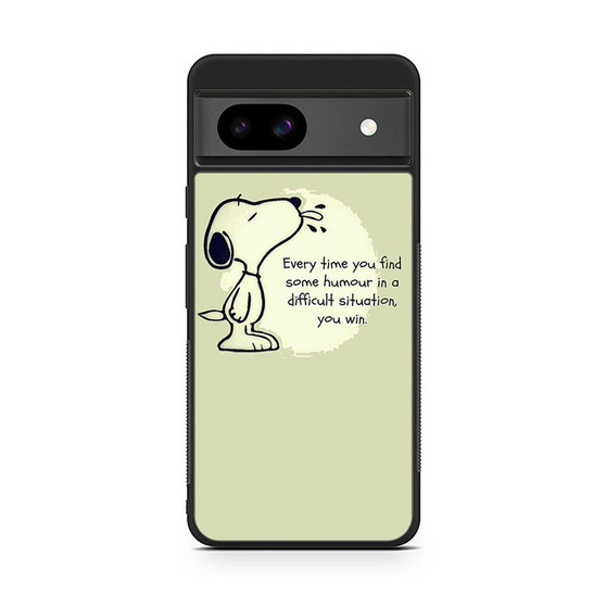 Snoopy Quotes Google Pixel 8a Case