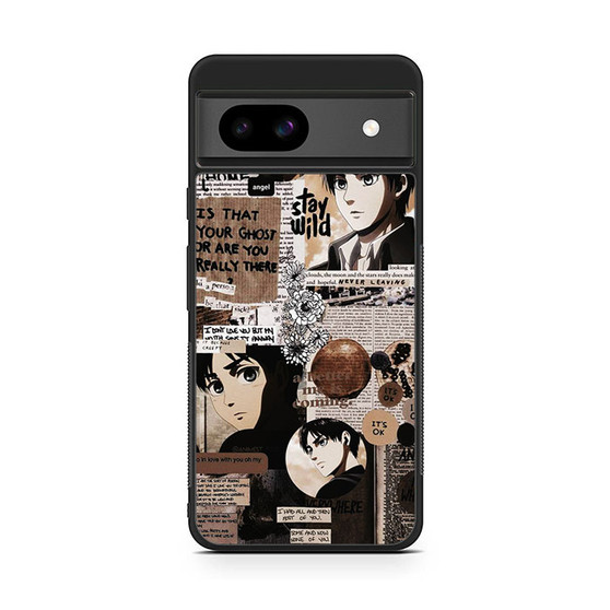 Attack on Titan Eren Quotes Google Pixel 8a Case