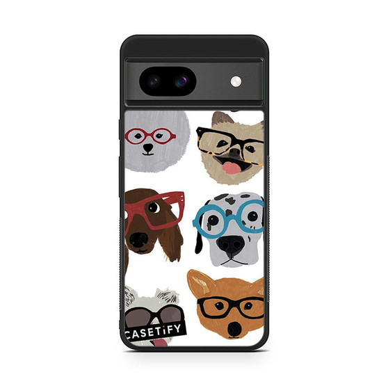 Cute Glasses Dog Google Pixel 8a Case Cute Glasses Dog Google Pixel 8a Case