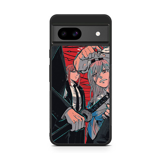 Aku Denji Power and Makima Google Pixel 8a Case