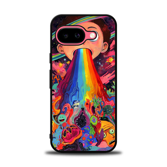 Psychedelic Rick and Morty Google Pixel 9a Case