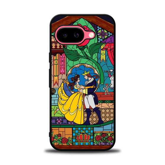 belle and beast prince stained glass Google Pixel 9a Case