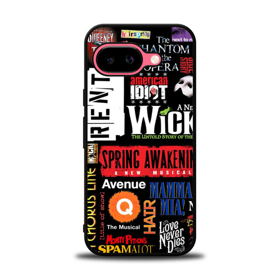 brodway musical collage Google Pixel 9a Case