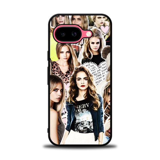 Cara Delevingne Collage Google Pixel 9a Case