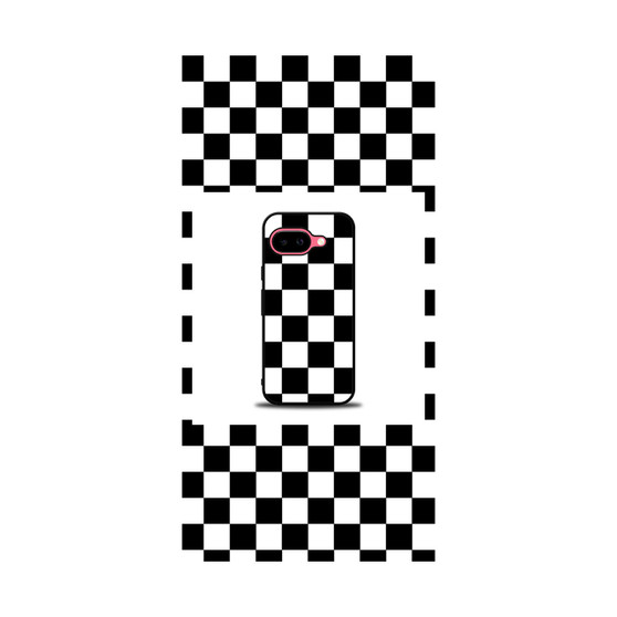 Checkerboard Distortion Google Pixel 9a Case