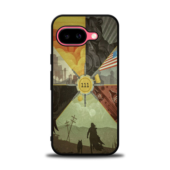 Fallout 4 Collage Arts Google Pixel 9a Case