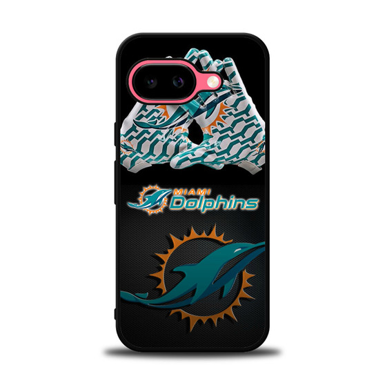 miami dolphins receiver gloves Google Pixel 9a Case