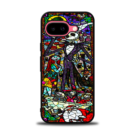Nightmare before christmas stained glass Google Pixel 9a Case