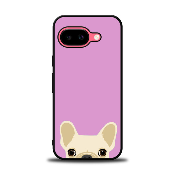 pink french bulldog Google Pixel 9a Case