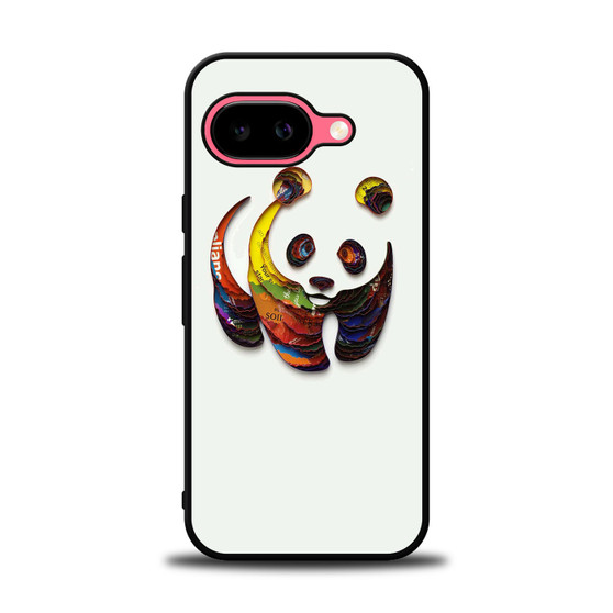 WWF Panda Colour Pattern Google Pixel 9a Case