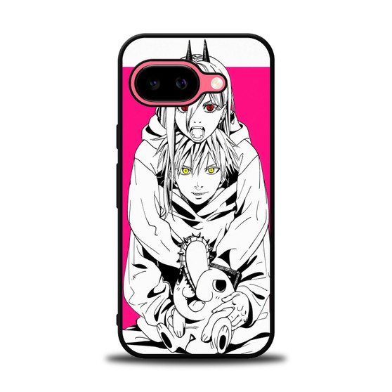 Denji Power and Pochita Google Pixel 9a Case