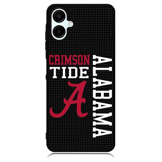 Alabama Cromson Tide in Black Samsung Galaxy A06 Case