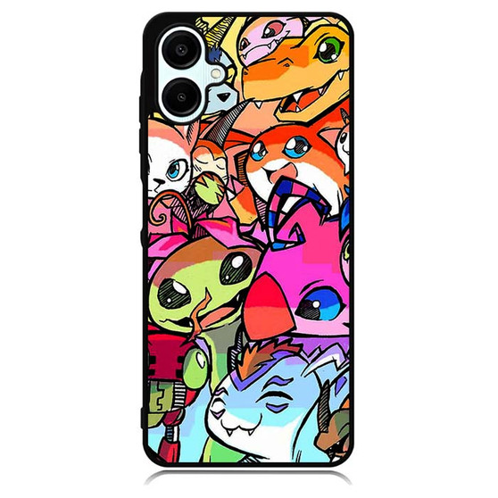 Digimon cute collage Samsung Galaxy A06 Case