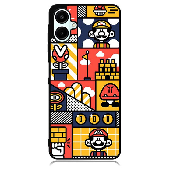 Super mario bross art Samsung Galaxy A06 Case
