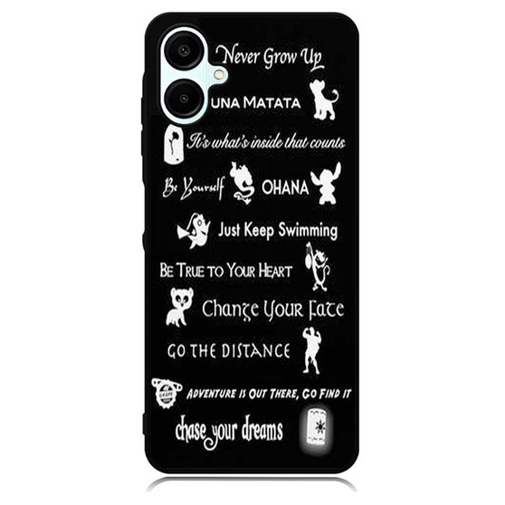 all disney quotes Samsung Galaxy A06 Case