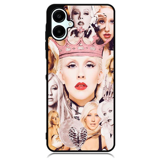 Christina Aguilera Collage Samsung Galaxy A06 Case