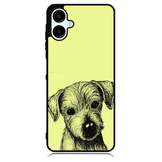 cute puppy sketch Samsung Galaxy A06 Case