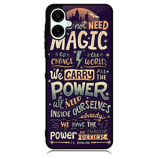 J.K. Rowling Quotes Samsung Galaxy A06 Case