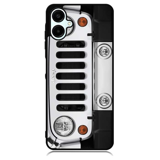 Jeep Wrangler White Samsung Galaxy A06 Case