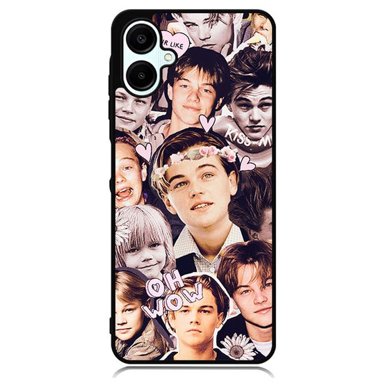 Lenardo Di Caprio Young Collage Samsung Galaxy A06 Case