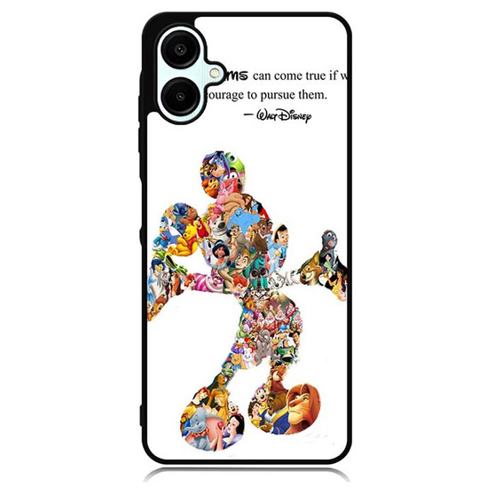 Mickey Mouse Character Montage Samsung Galaxy A06 Case