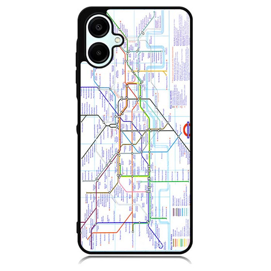 new york map Samsung Galaxy A06 Case