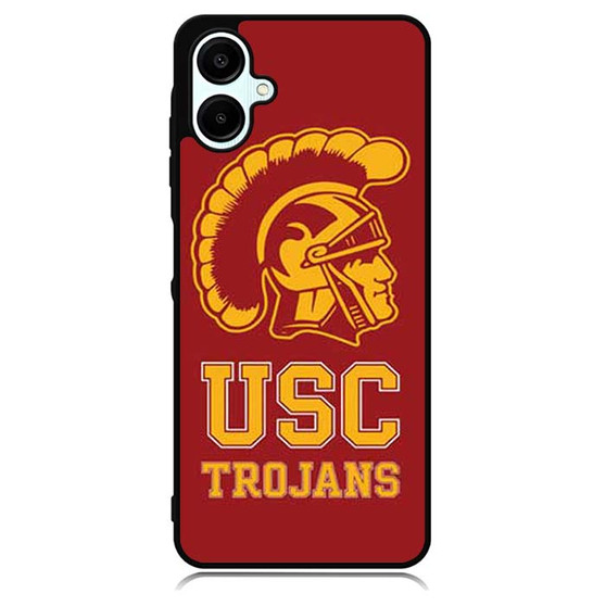 Usc Trojans logo on red Samsung Galaxy A06 Case