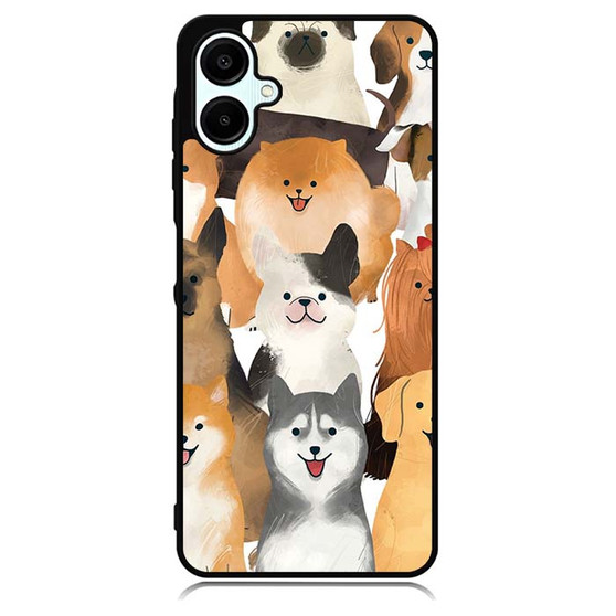 Cute Dogs Collage Samsung Galaxy A06 Case