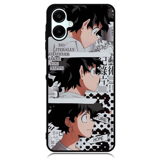 My Hero Academia Deku's Quotes Samsung Galaxy A06 Case My Hero Academia Deku's Quotes Samsung Galaxy A06 Case