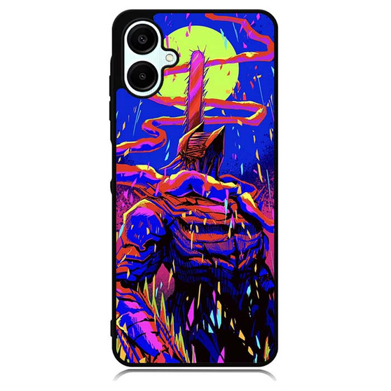 Denji Devils Mode in Abstract Samsung Galaxy A06 Case