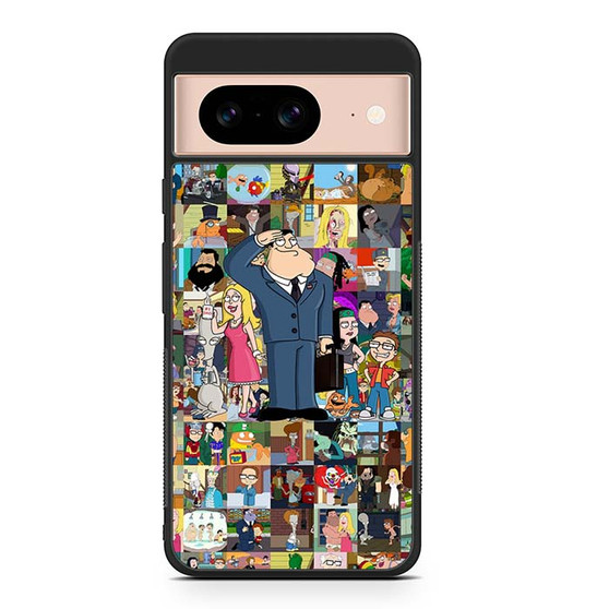 American Dad Collage Google Pixel 8/ Pixel 8a/ Pixel 8 Pro Case