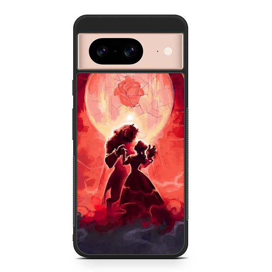 beauty and the beast vintage art Google Pixel 8/ Pixel 8a/ Pixel 8 Pro Case