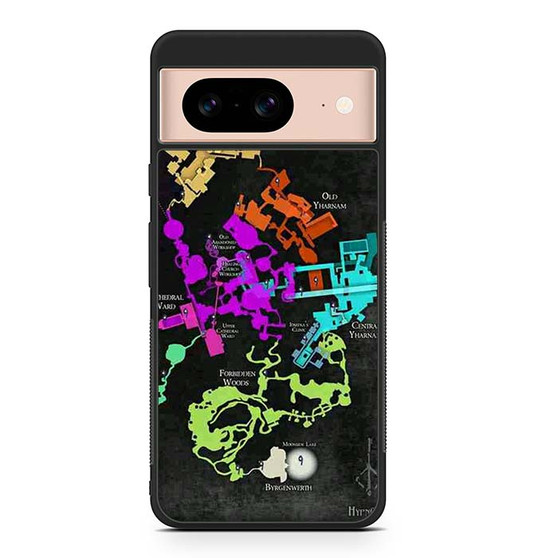Bloodborne maps Google Pixel 8/ Pixel 8a/ Pixel 8 Pro Case