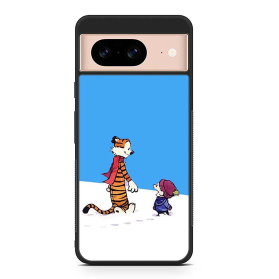 Calvin and Hobbes Wanna Make Snowman Google Pixel 8/ Pixel 8a/ Pixel 8 Pro Case