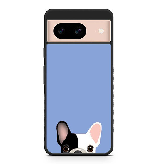 Cute French Bulldog Light Blue Google Pixel 8/ Pixel 8a/ Pixel 8 Pro Case