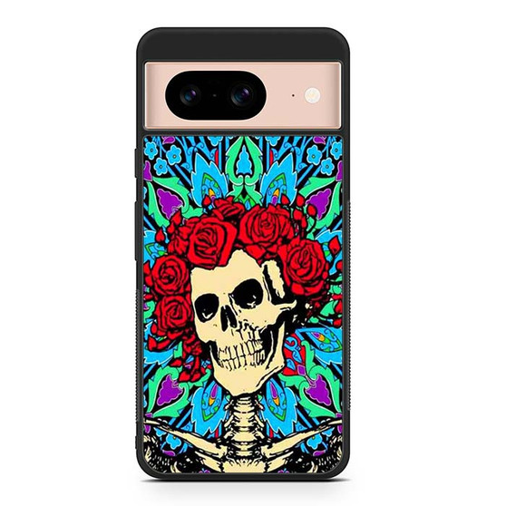 grateful dead rose skull Google Pixel 8/ Pixel 8a/ Pixel 8 Pro Case