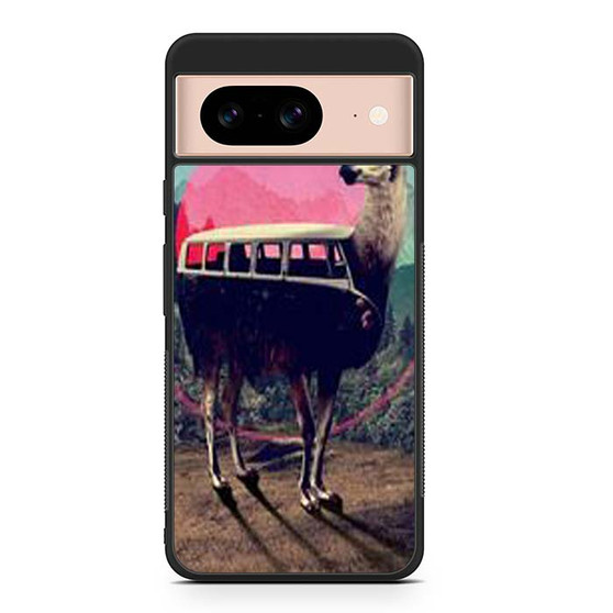 llama retro bus Google Pixel 8/ Pixel 8a/ Pixel 8 Pro Case