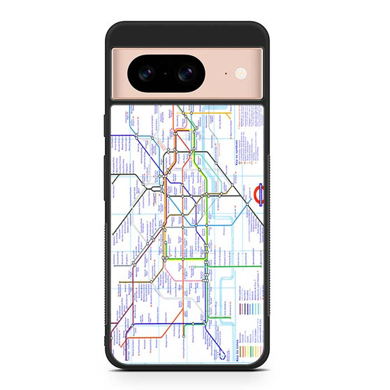 new york map Google Pixel 8/ Pixel 8a/ Pixel 8 Pro Case